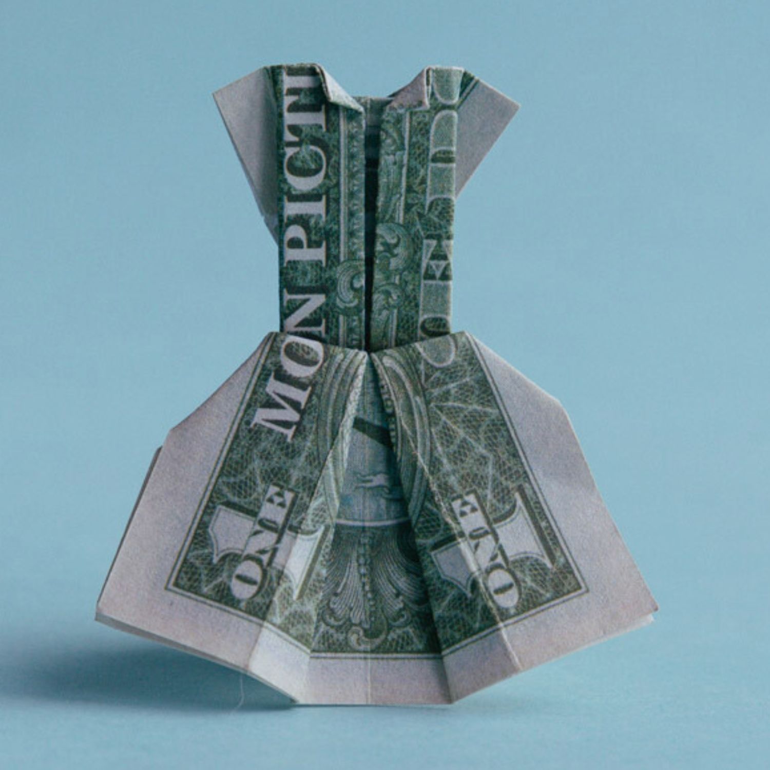 dollar bill origami dress | origamiok
