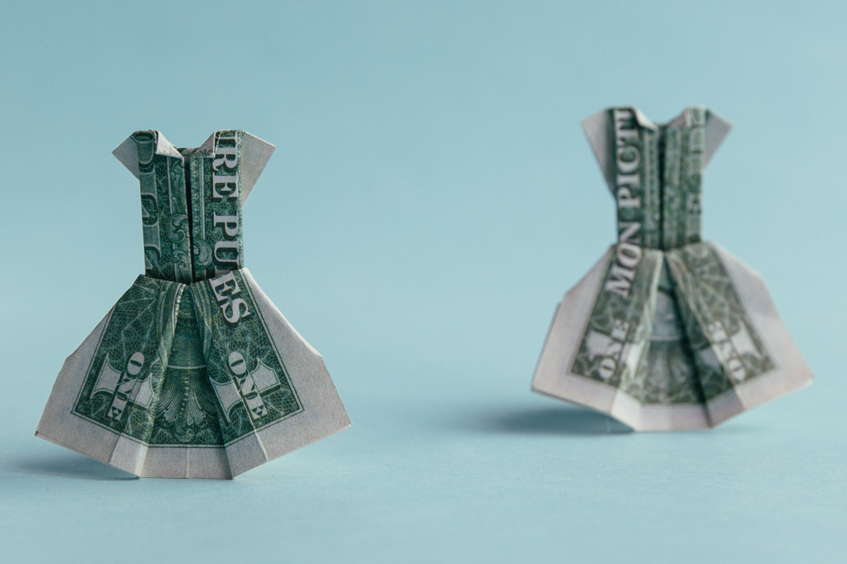 dollar bill origami dress | origamiok