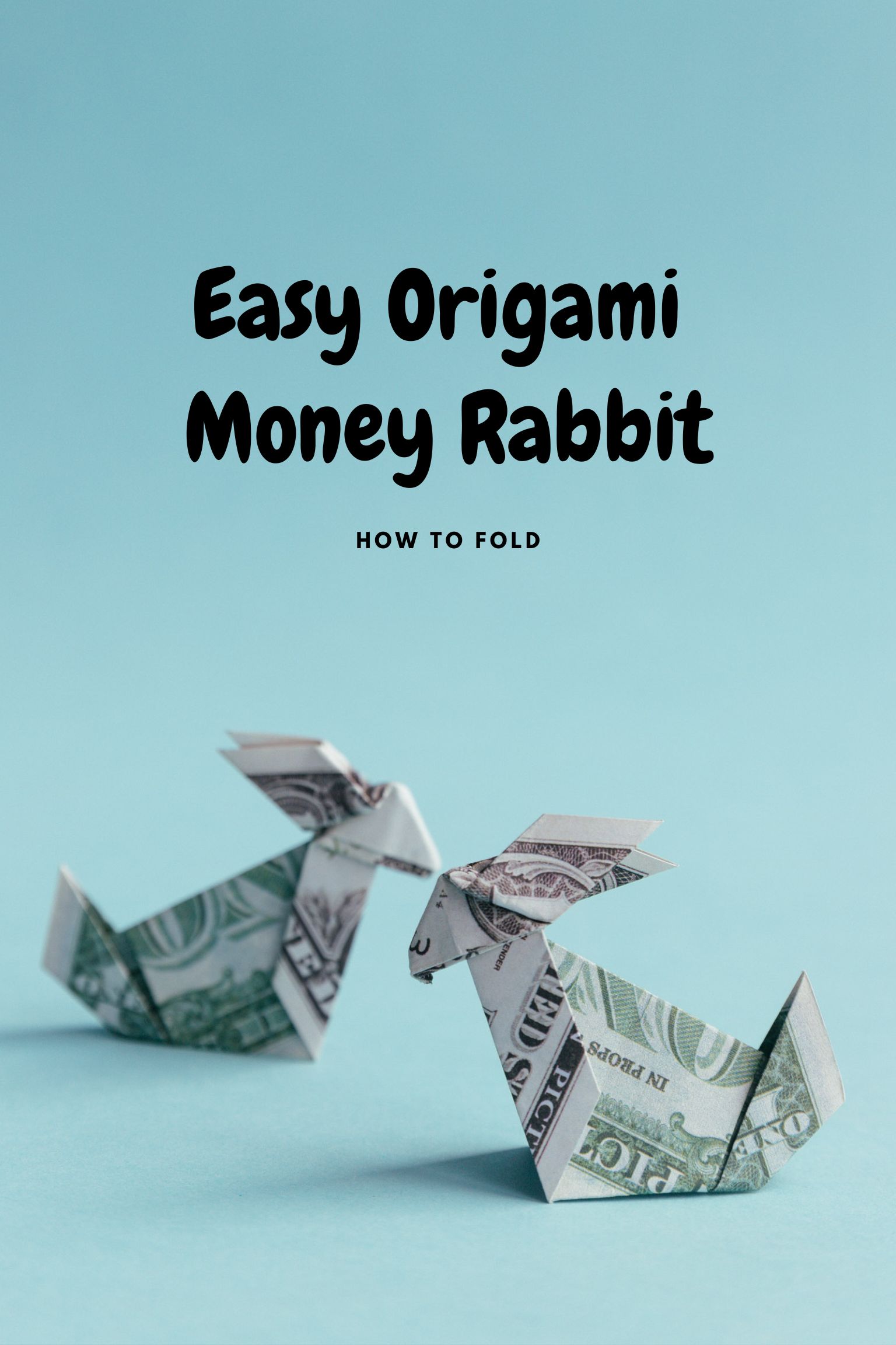 dollar bill origami rabbit | origamiok
