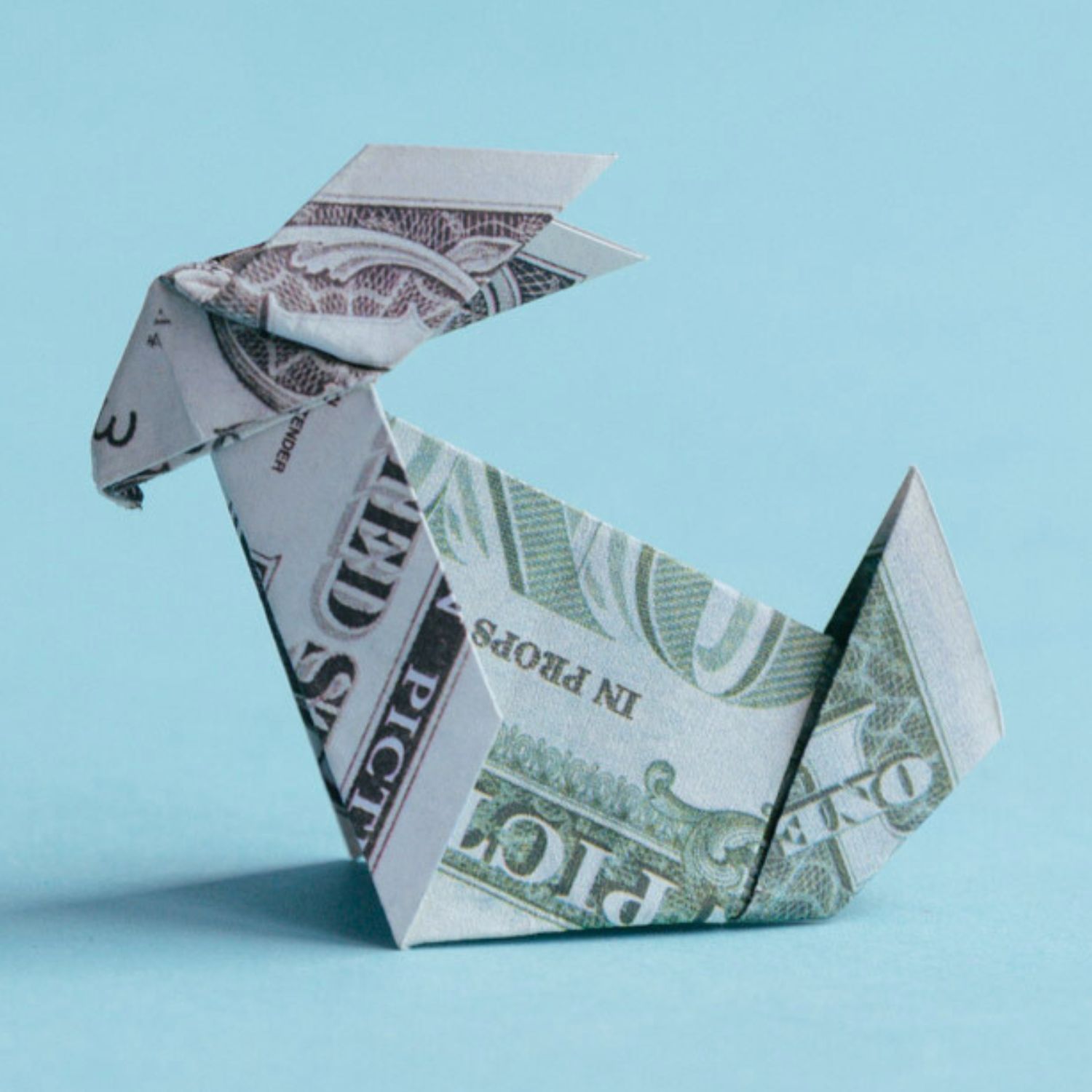dollar bill origami rabbit | origamiok