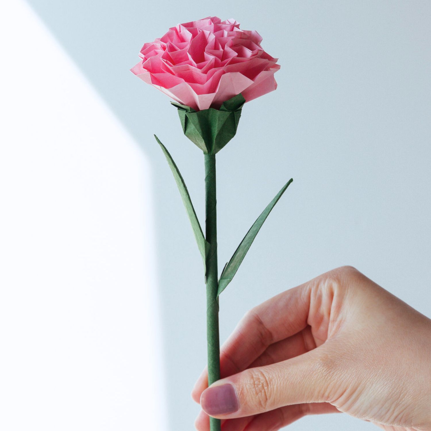 origami carnation | origamiok