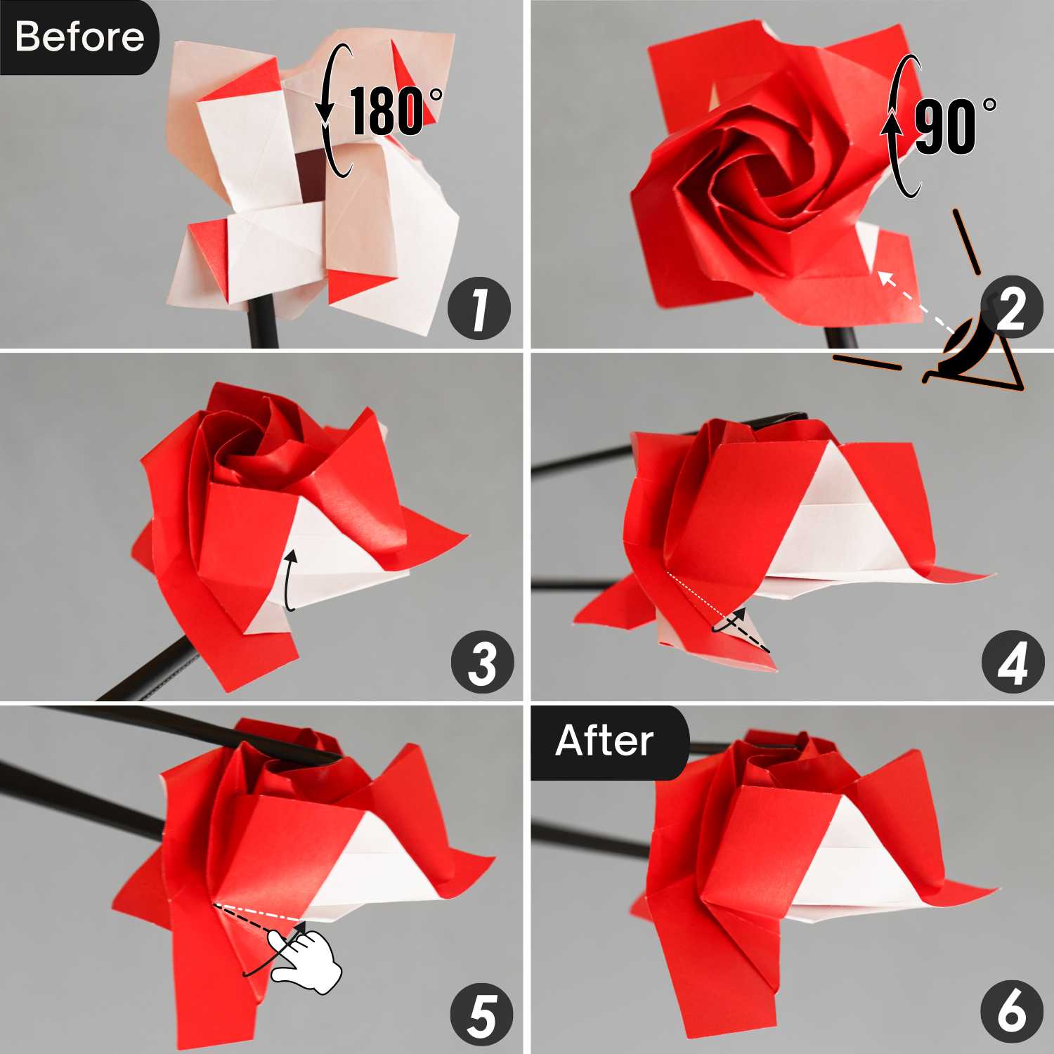 origami rose phu tran variation | origamiok