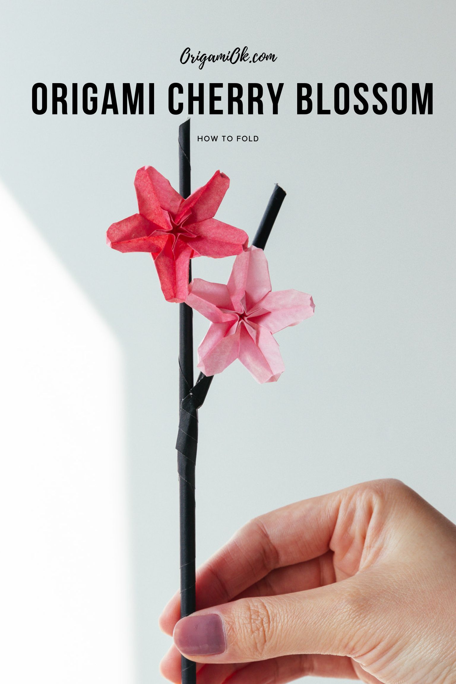 origami cherry blossom | origamiok