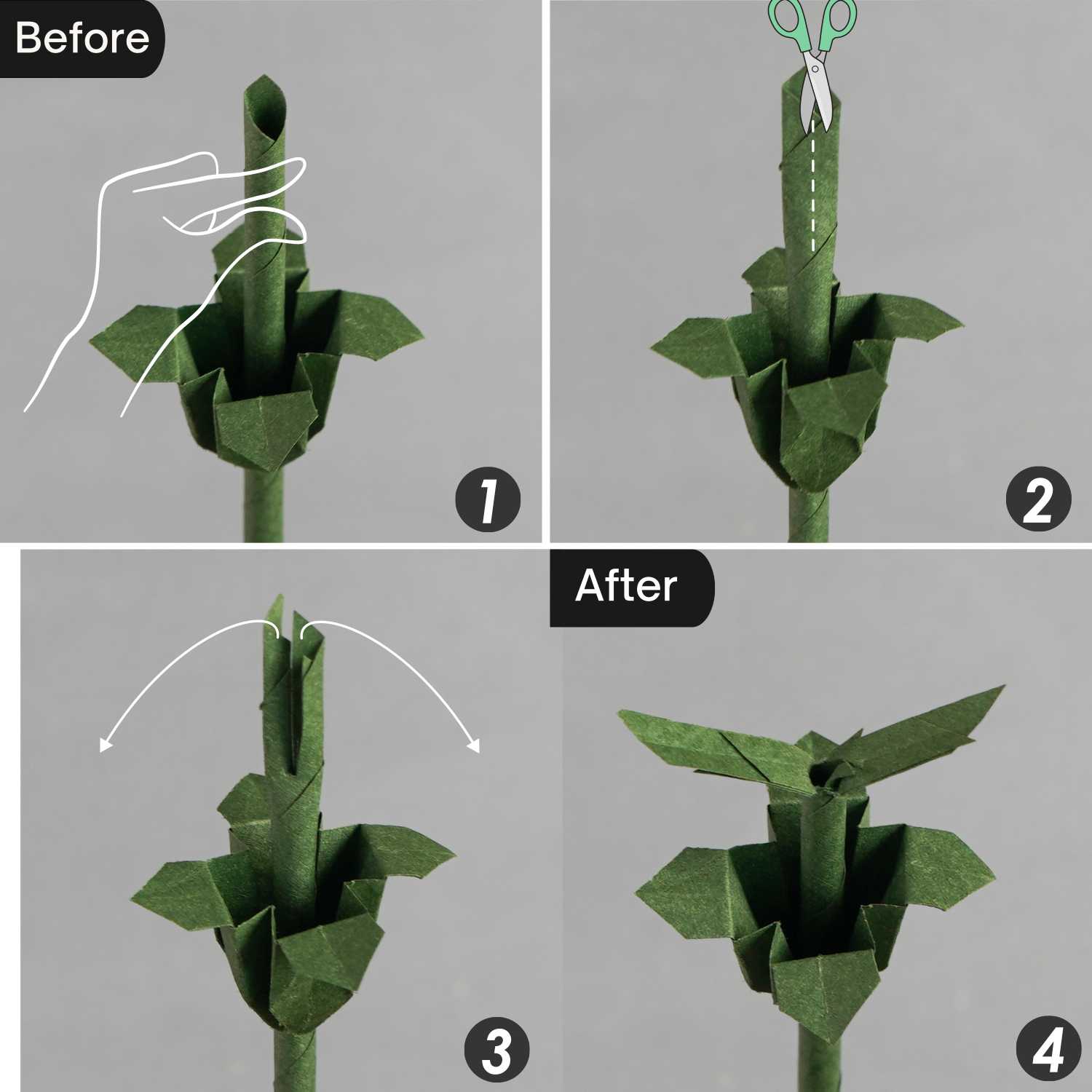 assemble origami carnation | origamiok