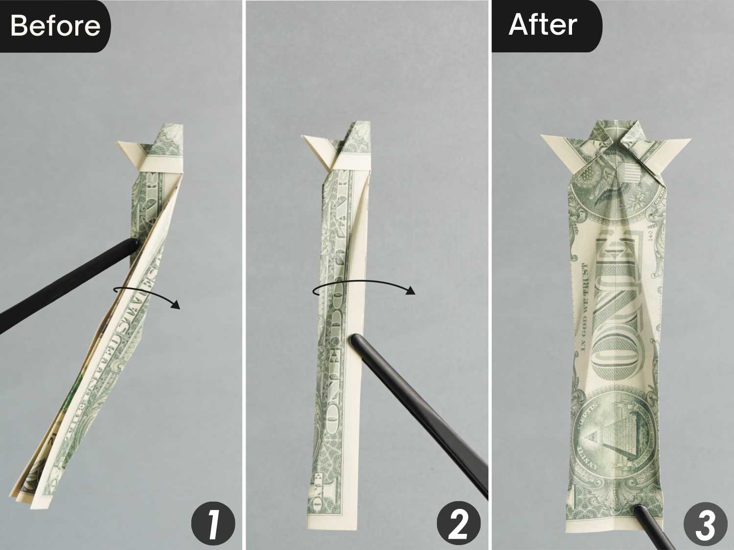 dollar bill origami fish | origamiok