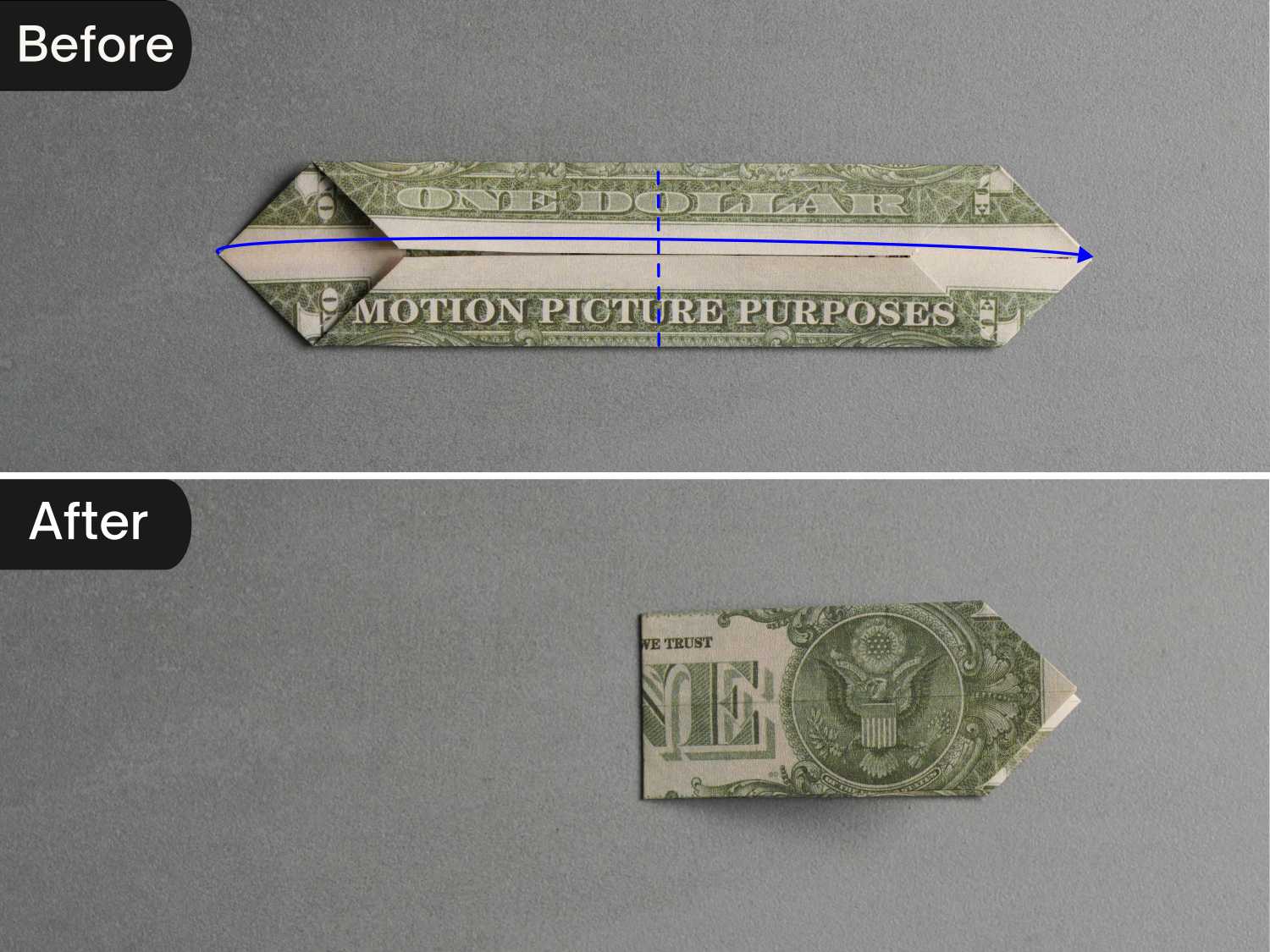 dollar bill origami bow | origamiok