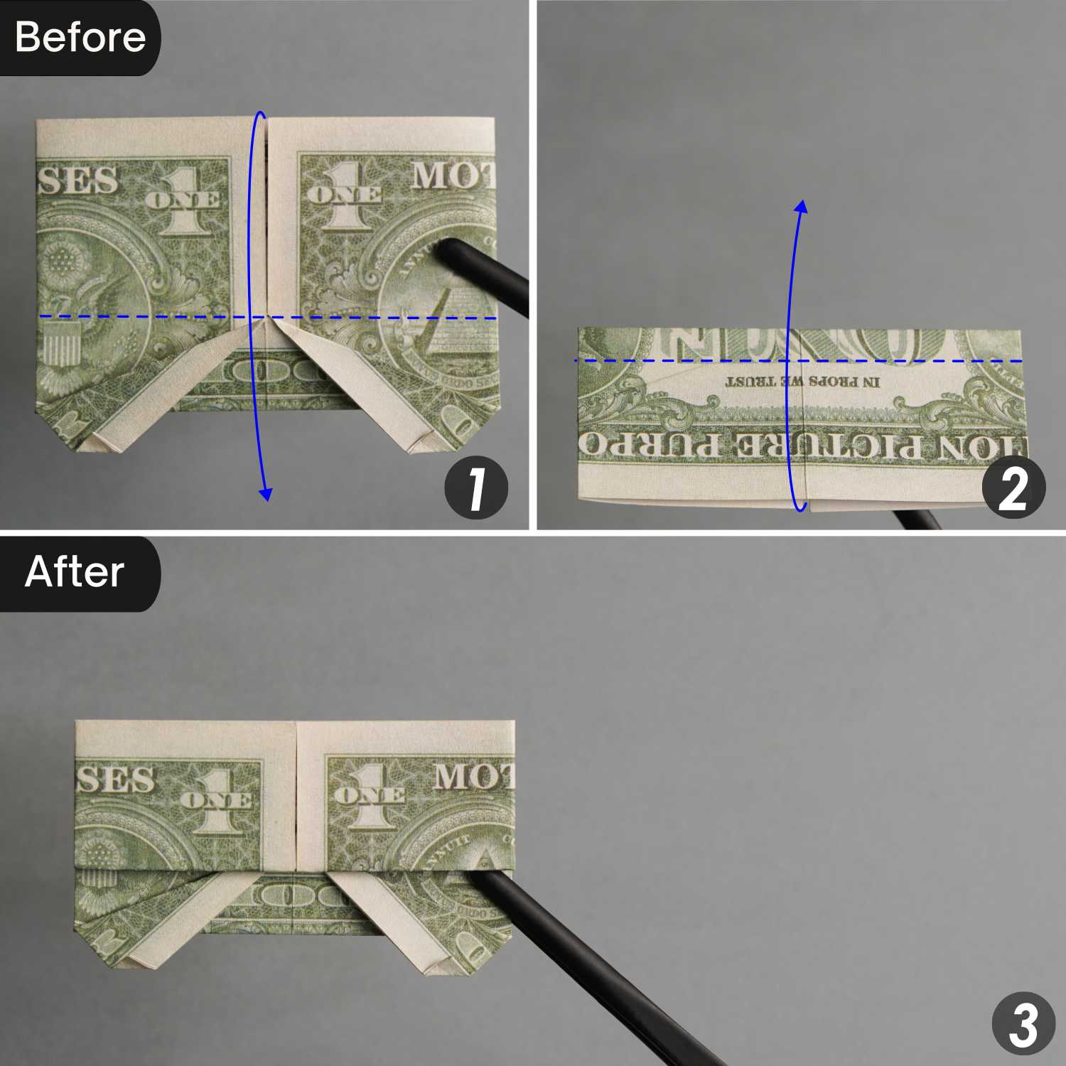dollar bill origami car | origamiok