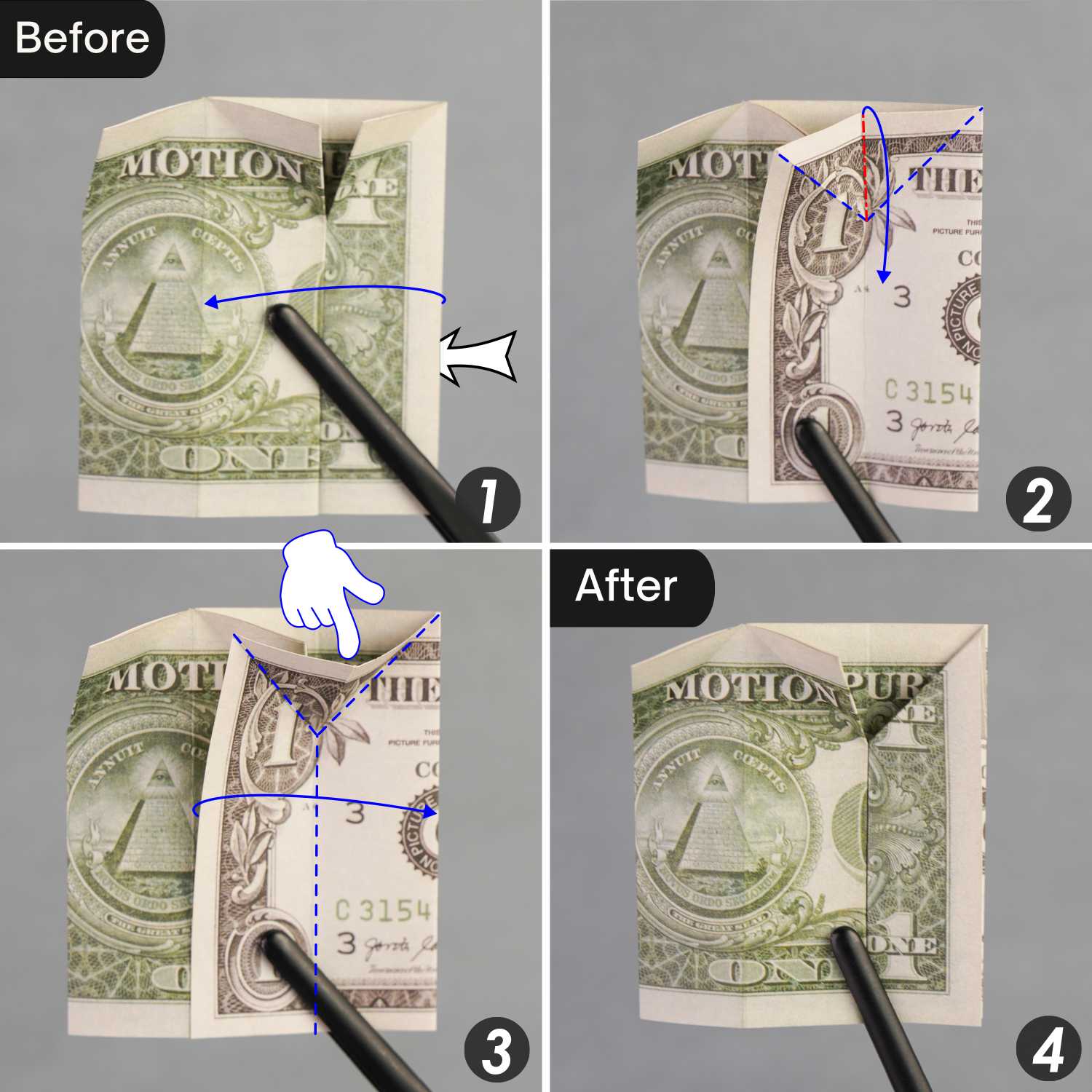dollar bill origami crown | origamiok
