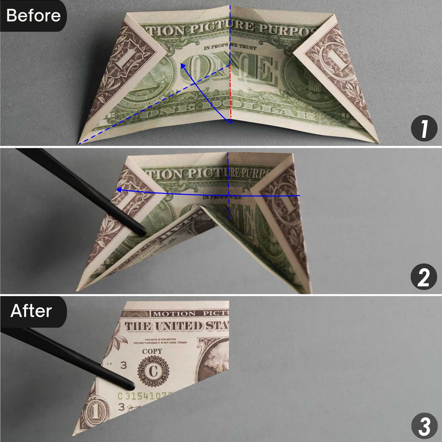 dollar bill origami dragon | origamiok