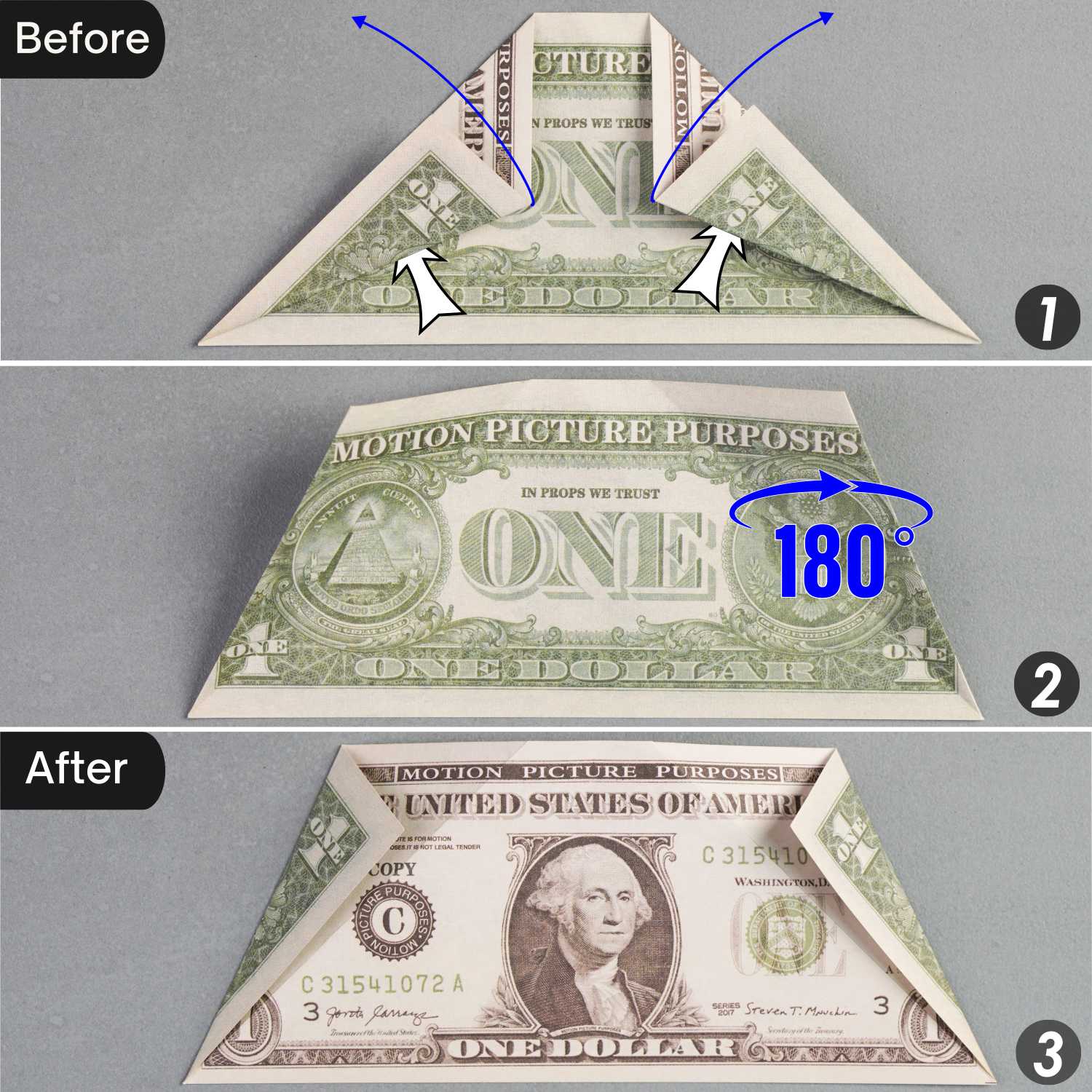 dollar bill origami dragon | origamiok