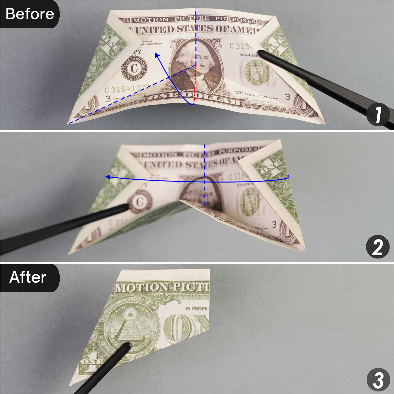 dollar bill origami dragon | origamiok