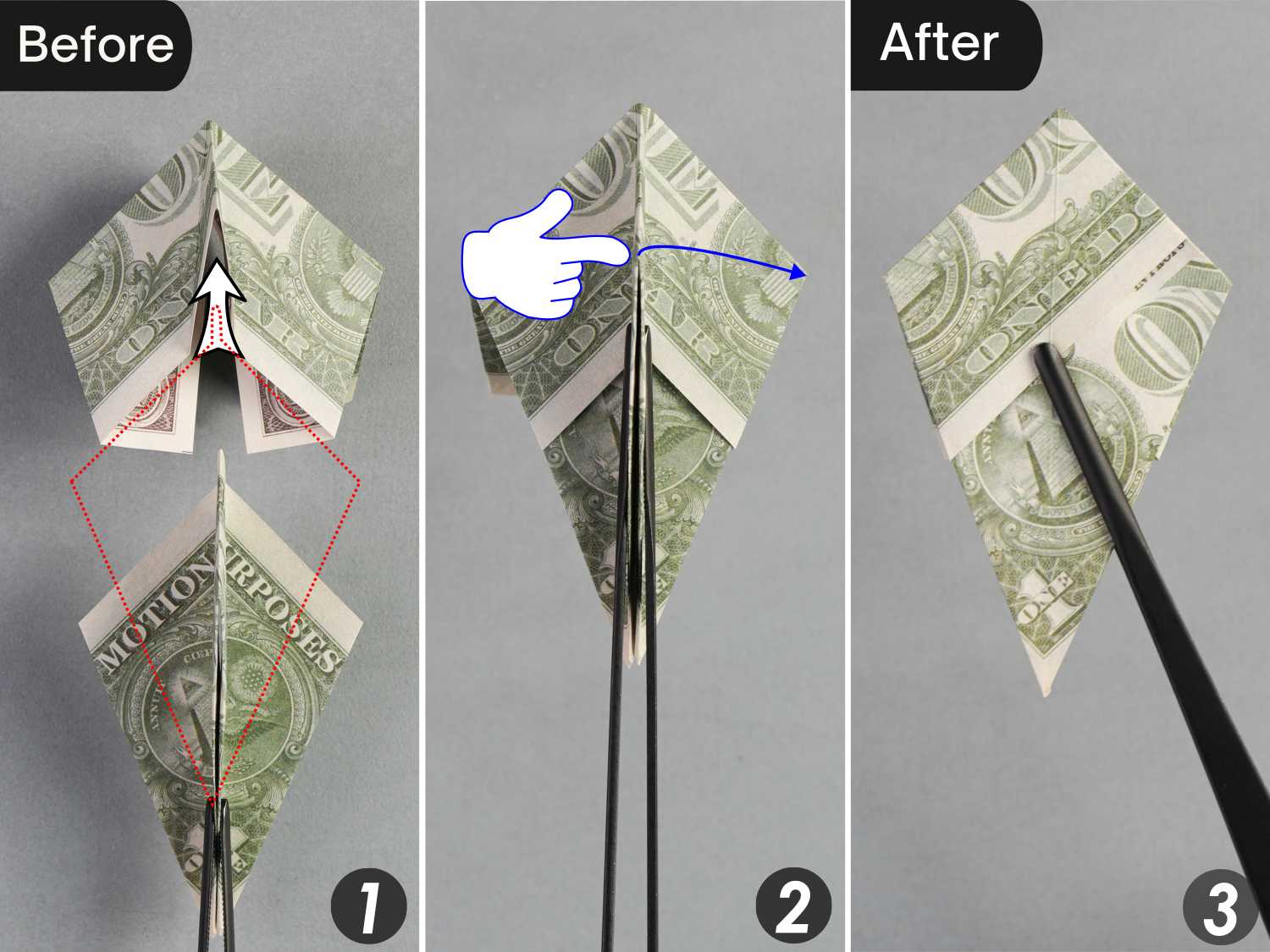 dollar bill origami dragon | origamiok