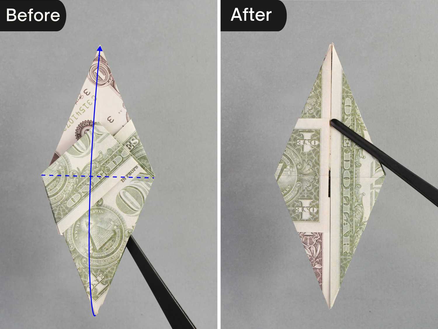 dollar bill origami dragon | origamiok