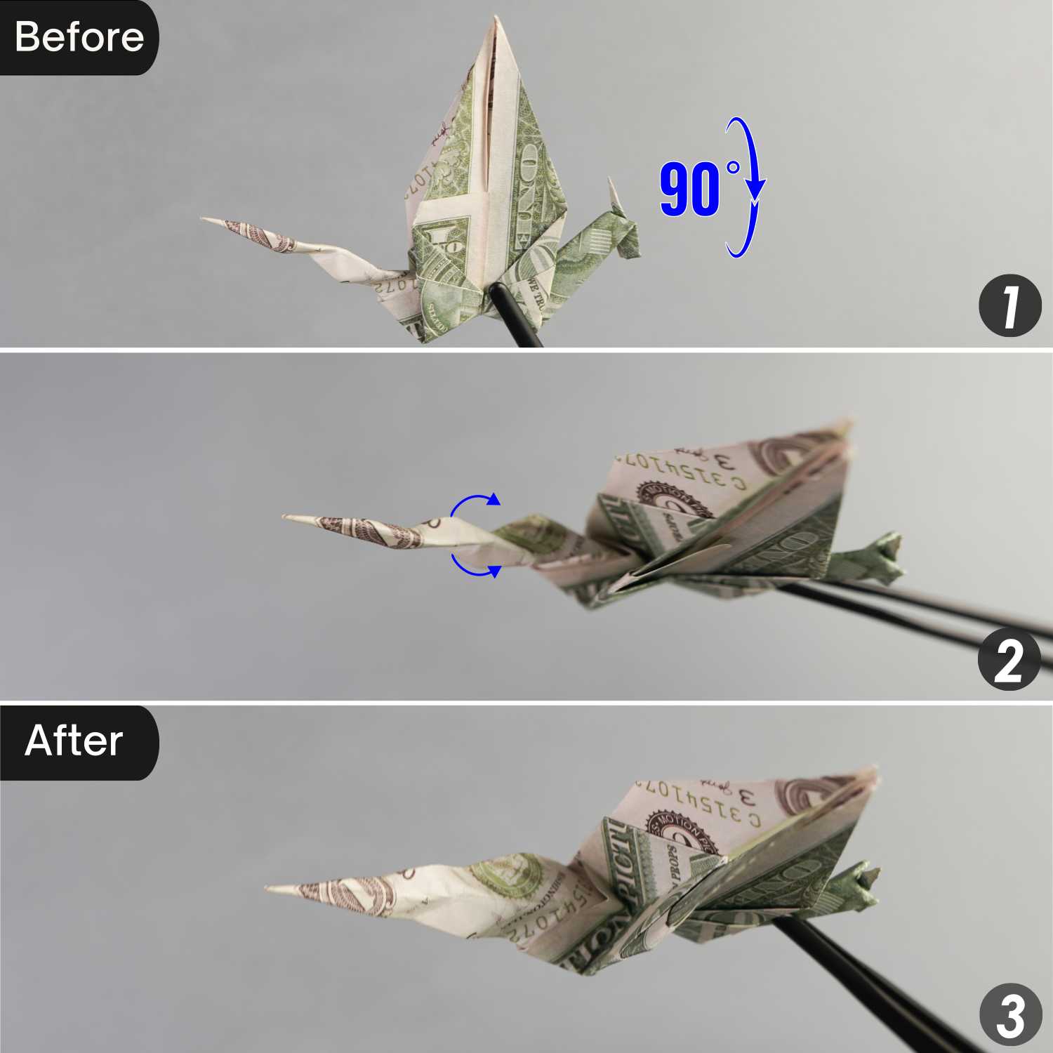 dollar bill origami dragon | origamiok