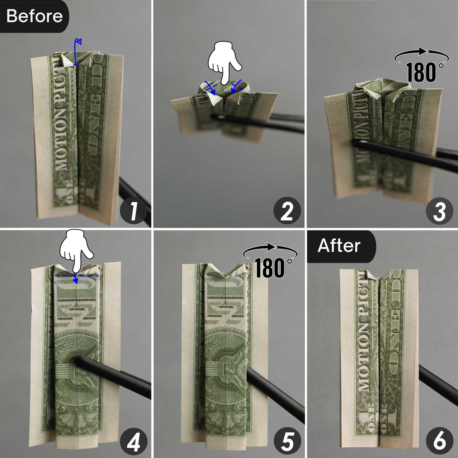 dollar bill origami dress | origamiok