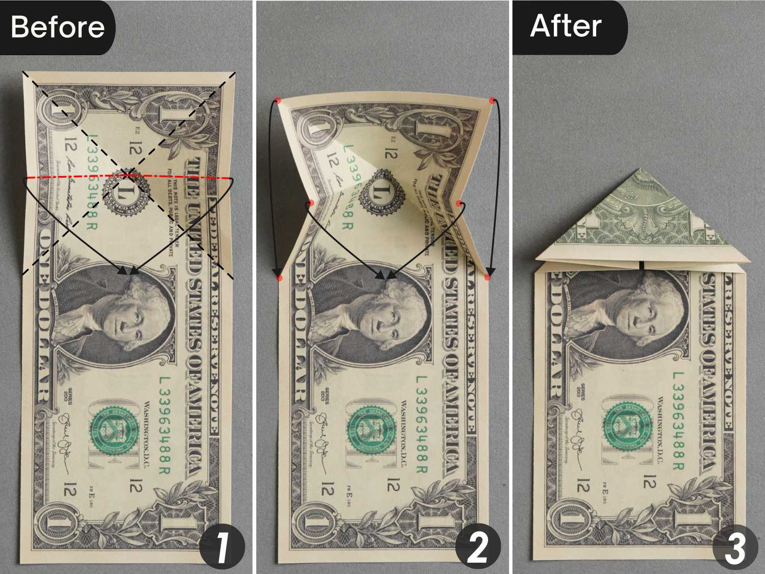 dollar bill origami frog | origamiok