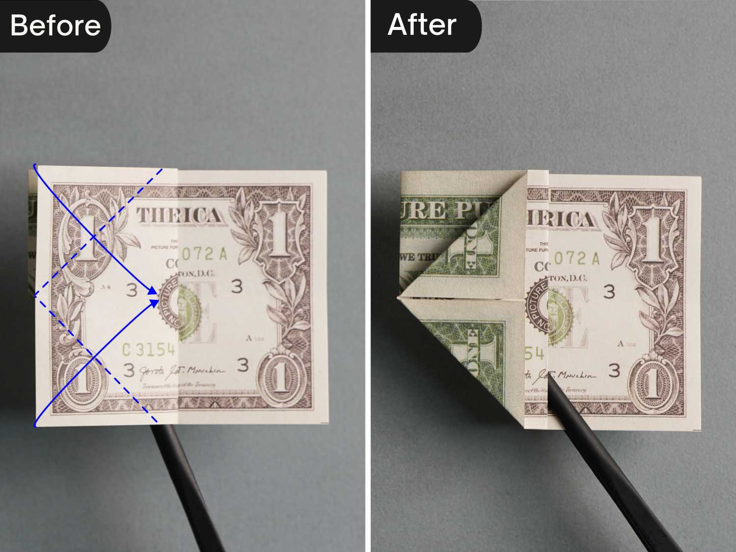 dollar bill origami hat | origamiok