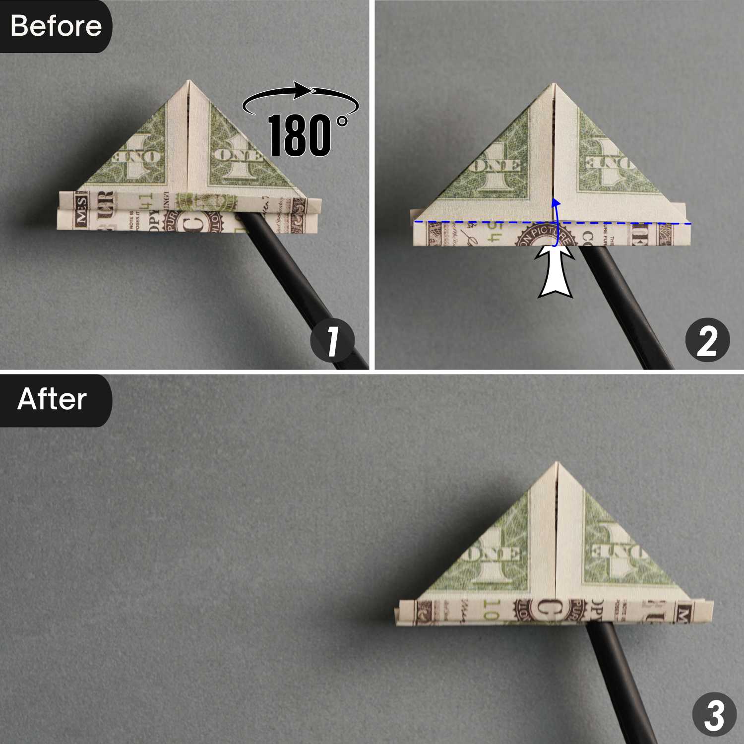 dollar bill origami hat | origamiok