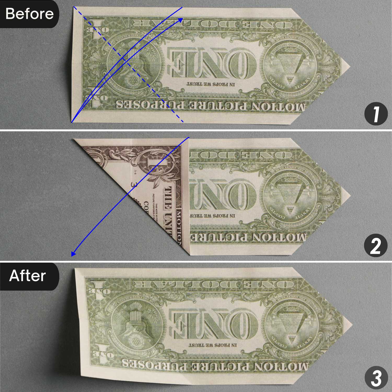 dollar bill origami rabbit | origamiok