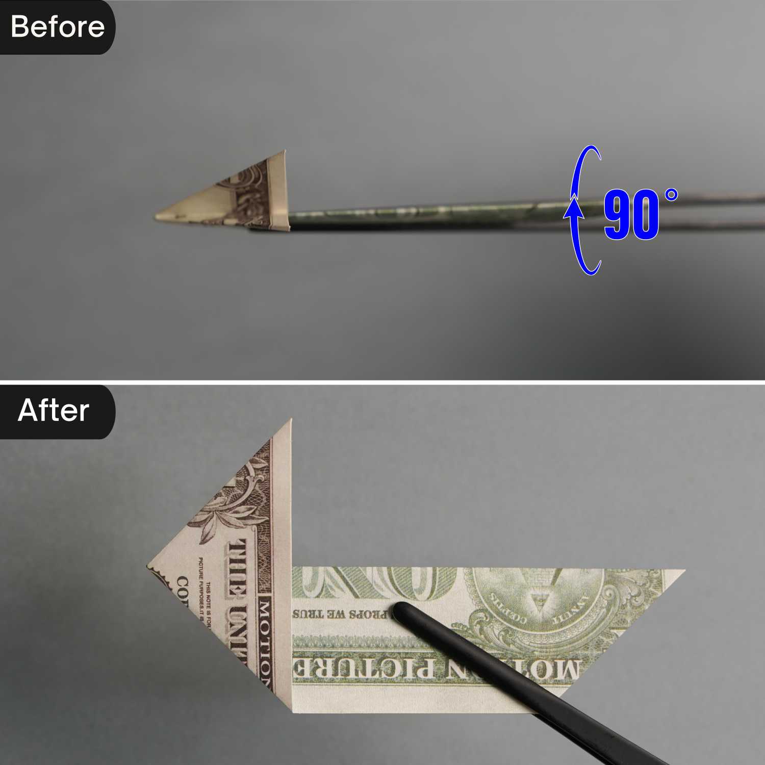 dollar bill origami rabbit | origamiok