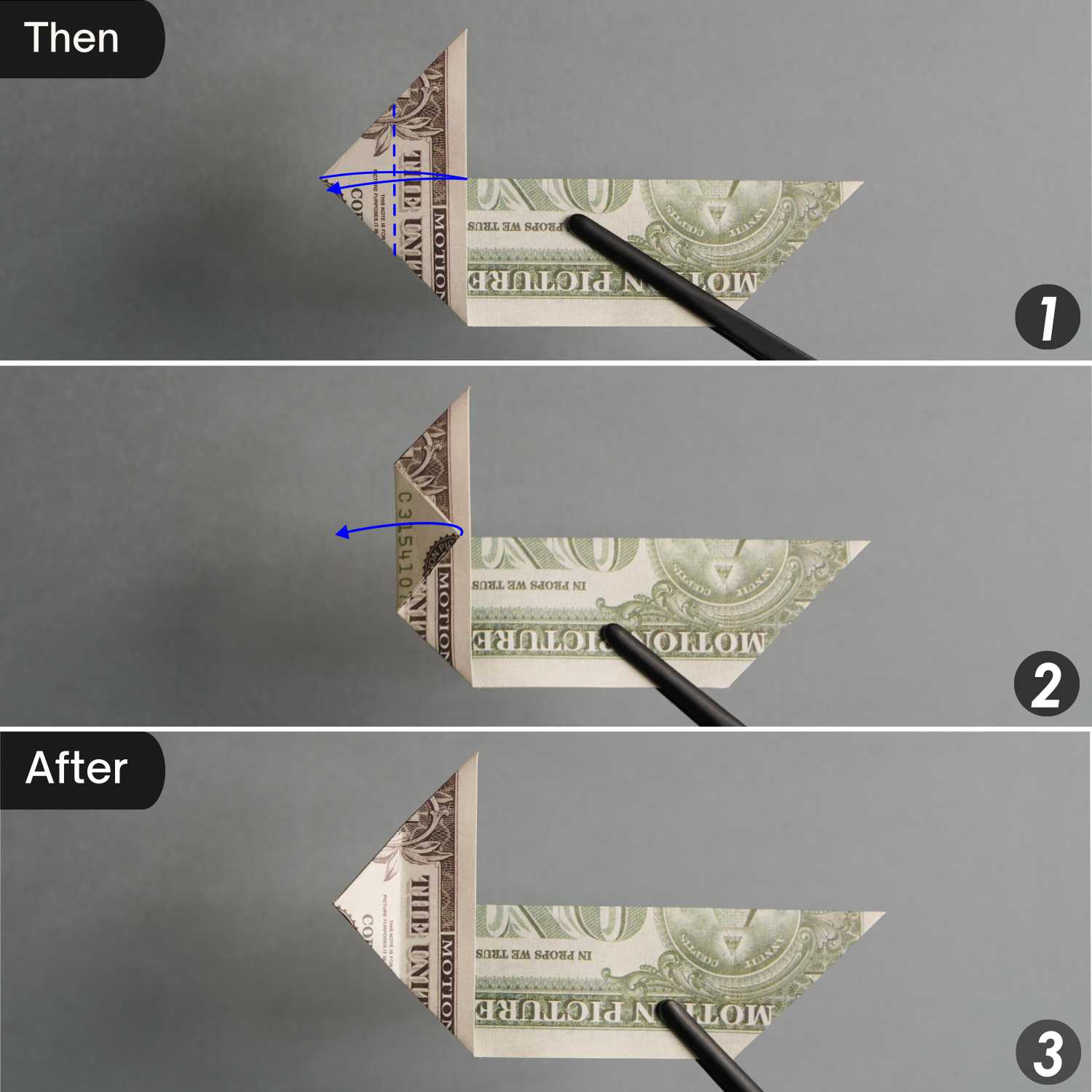 dollar bill origami rabbit | origamiok