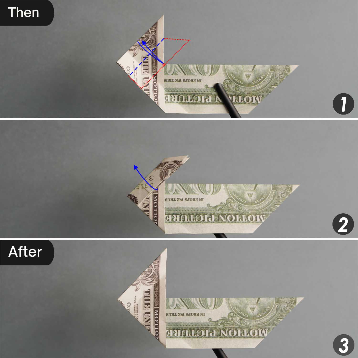 dollar bill origami rabbit | origamiok