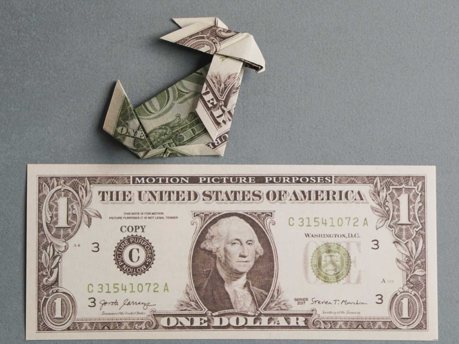 dollar bill origami rabbit | origamiok