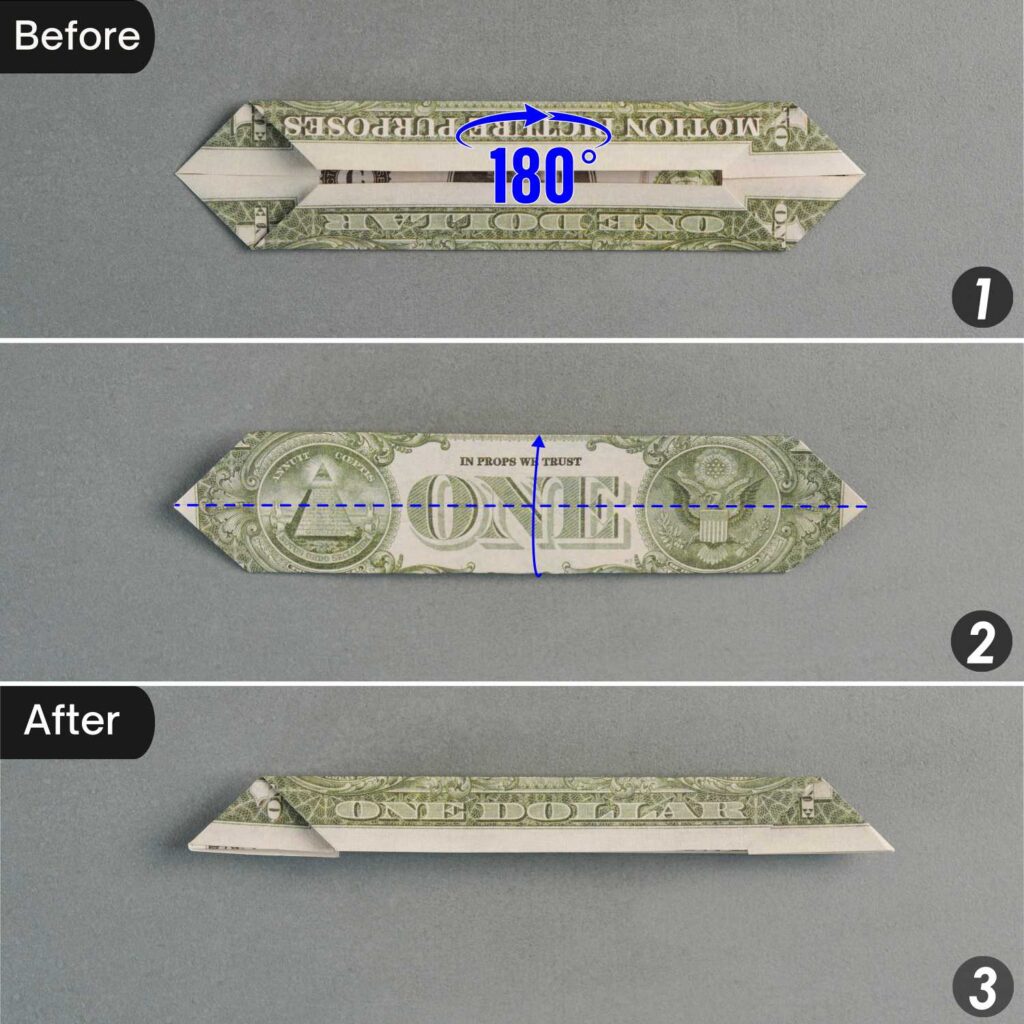 Easy Dollar Bill Origami Flower Instructions - OrigamiOK