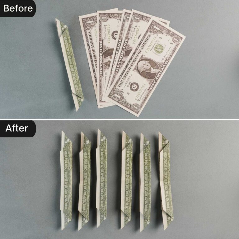 Easy Dollar Bill Origami Flower Instructions - OrigamiOK