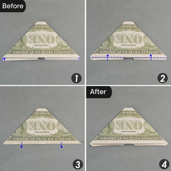 Easy Dollar Bill Origami Flower Instructions - OrigamiOK