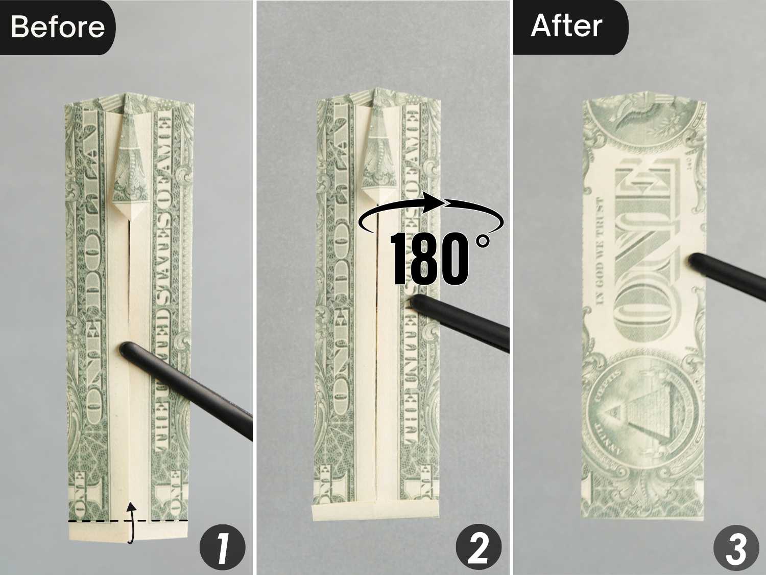 dollar bill origami shirt | origamiok