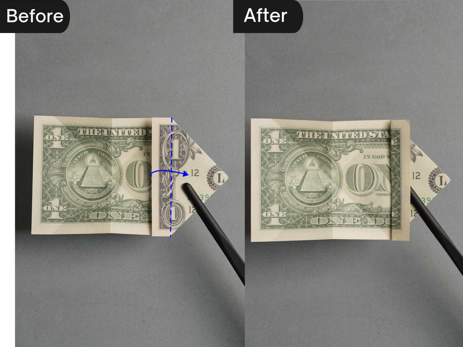 dollar bill origami turtle | origamiok