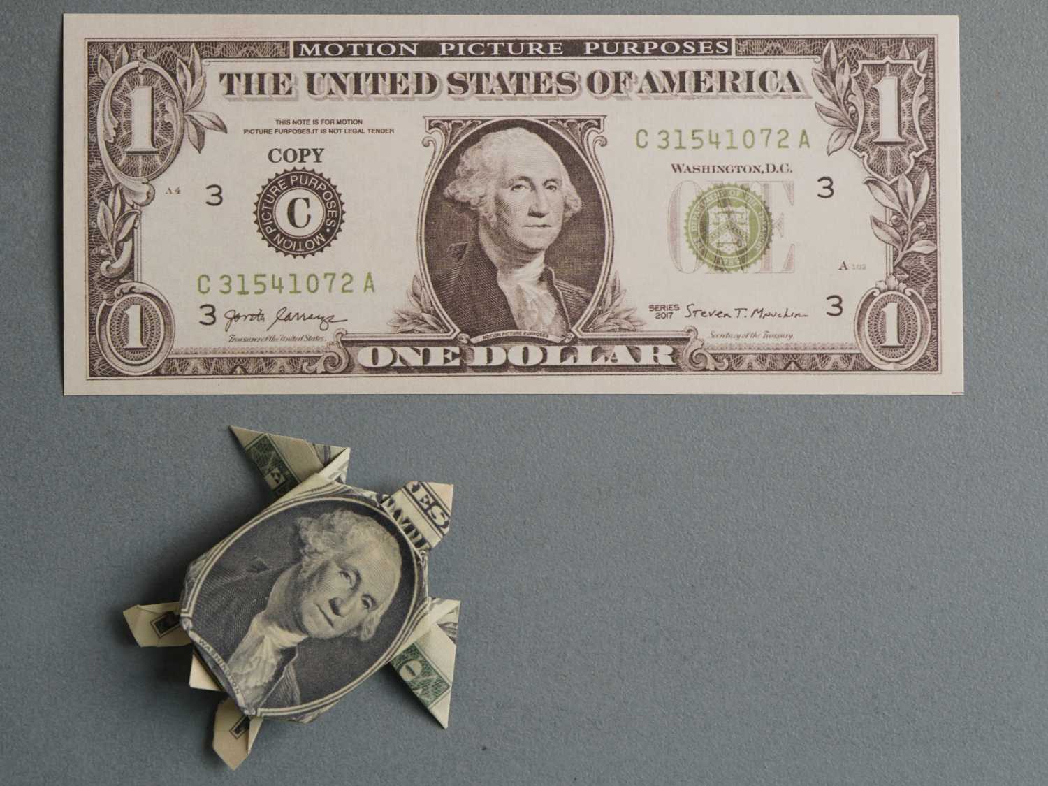 dollar bill origami turtle | origamiok