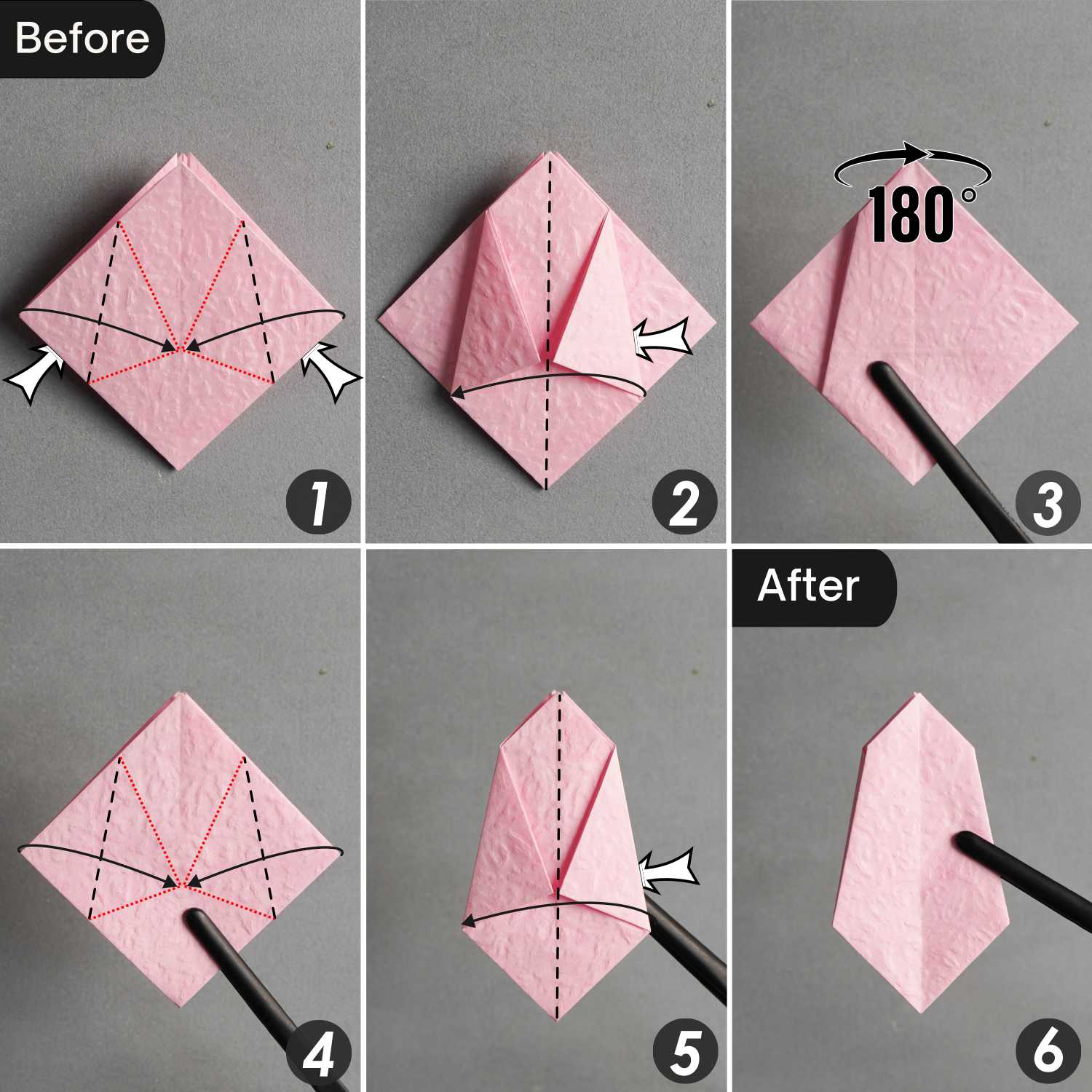easy origami tulip | origamiok