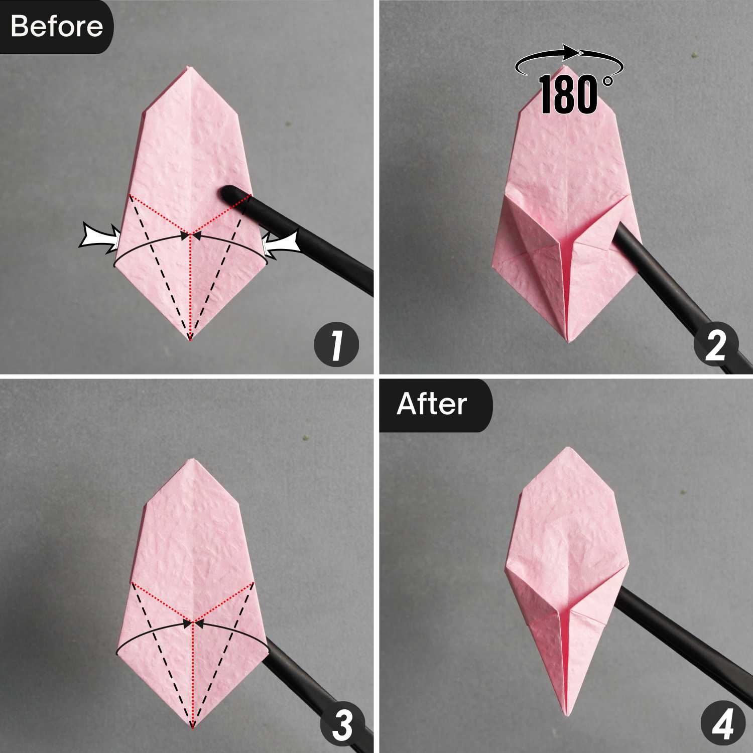 easy origami tulip | origamiok