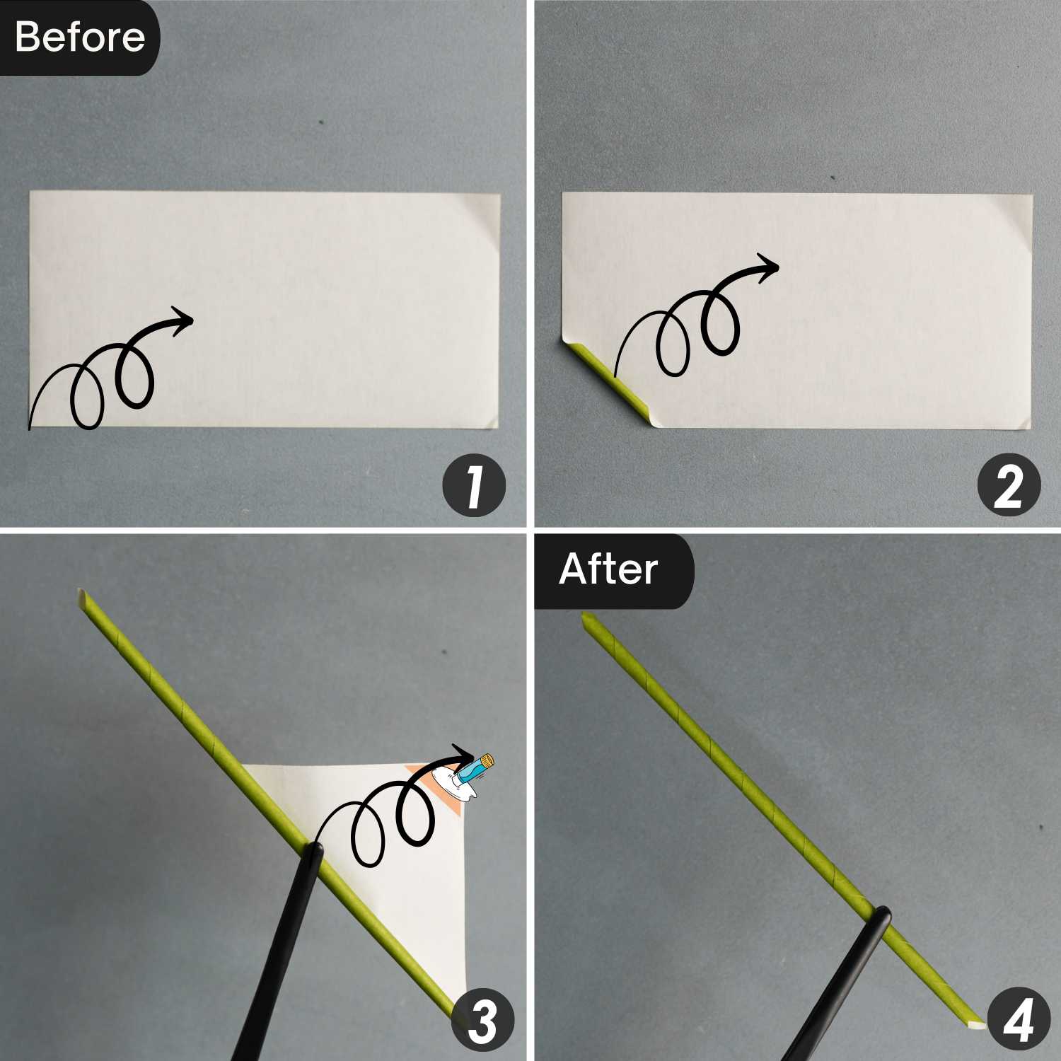 easy origami tulip stem | origamiok