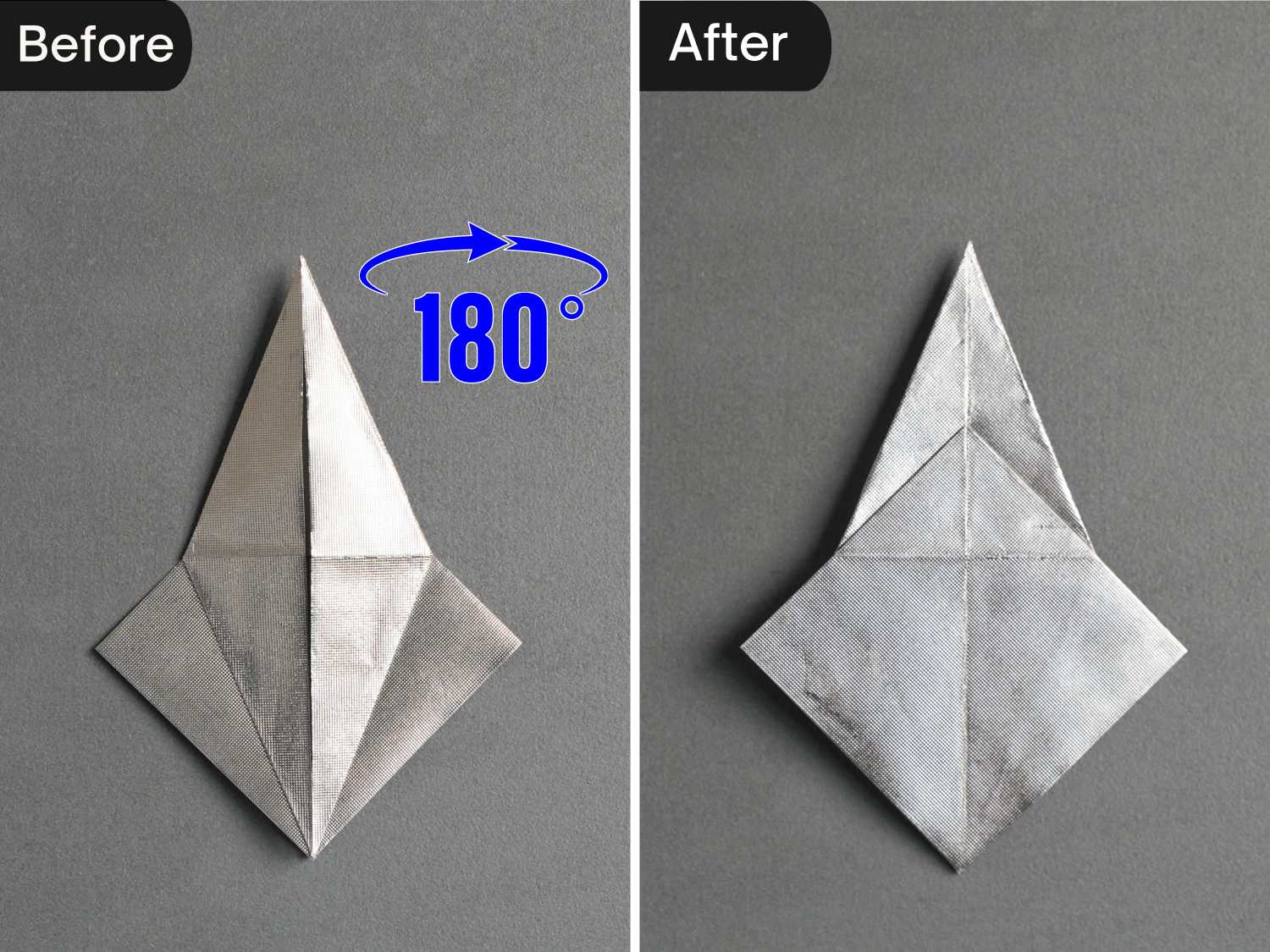 gum wrapper origami crane | origamiok
