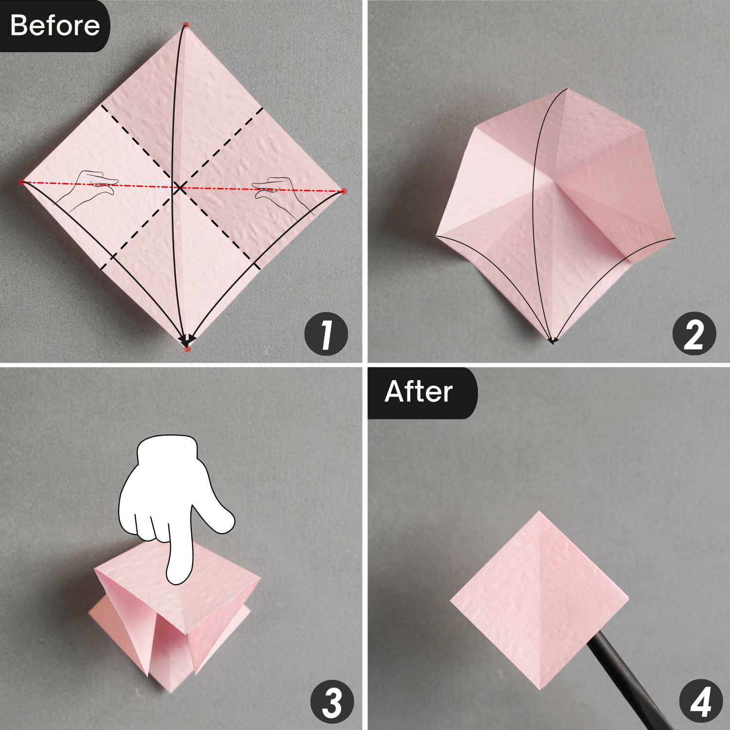 origami carnation | origamiok