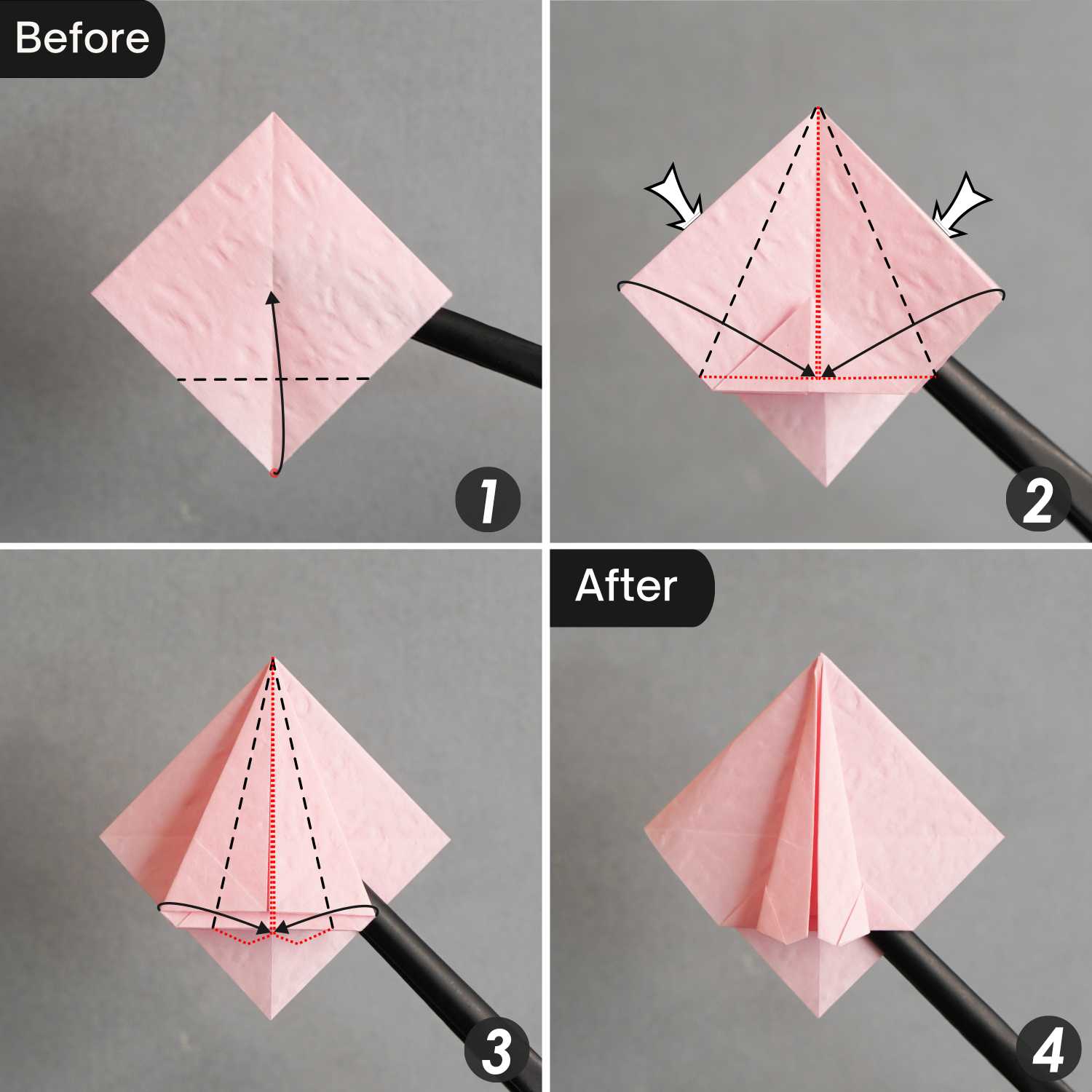 origami carnation | origamiok