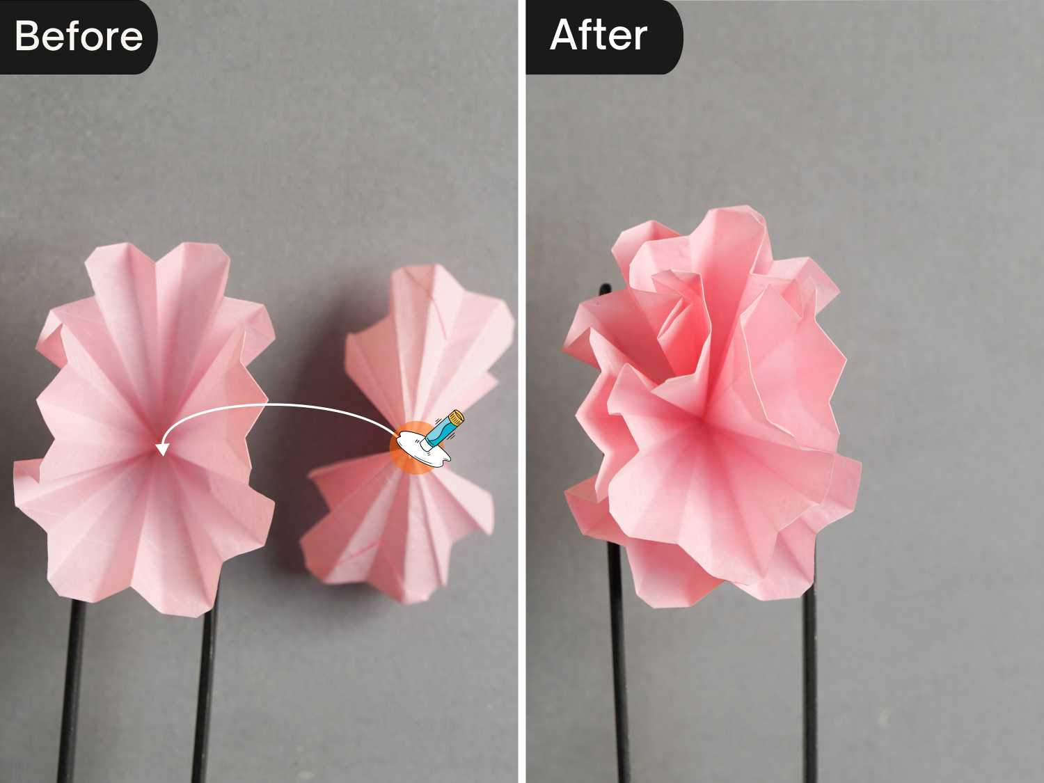 origami carnation | origamiok
