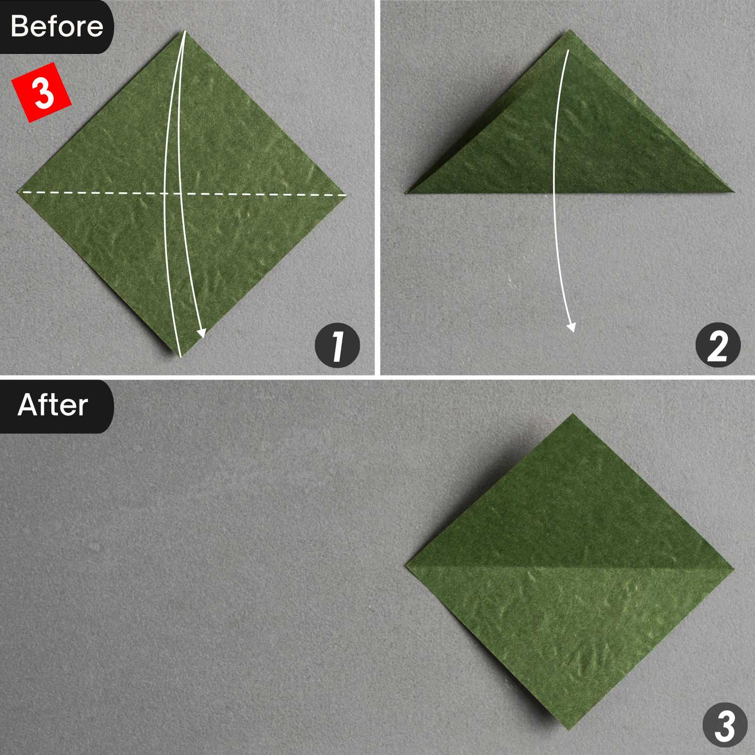 origami carnation pedicel | origamiok