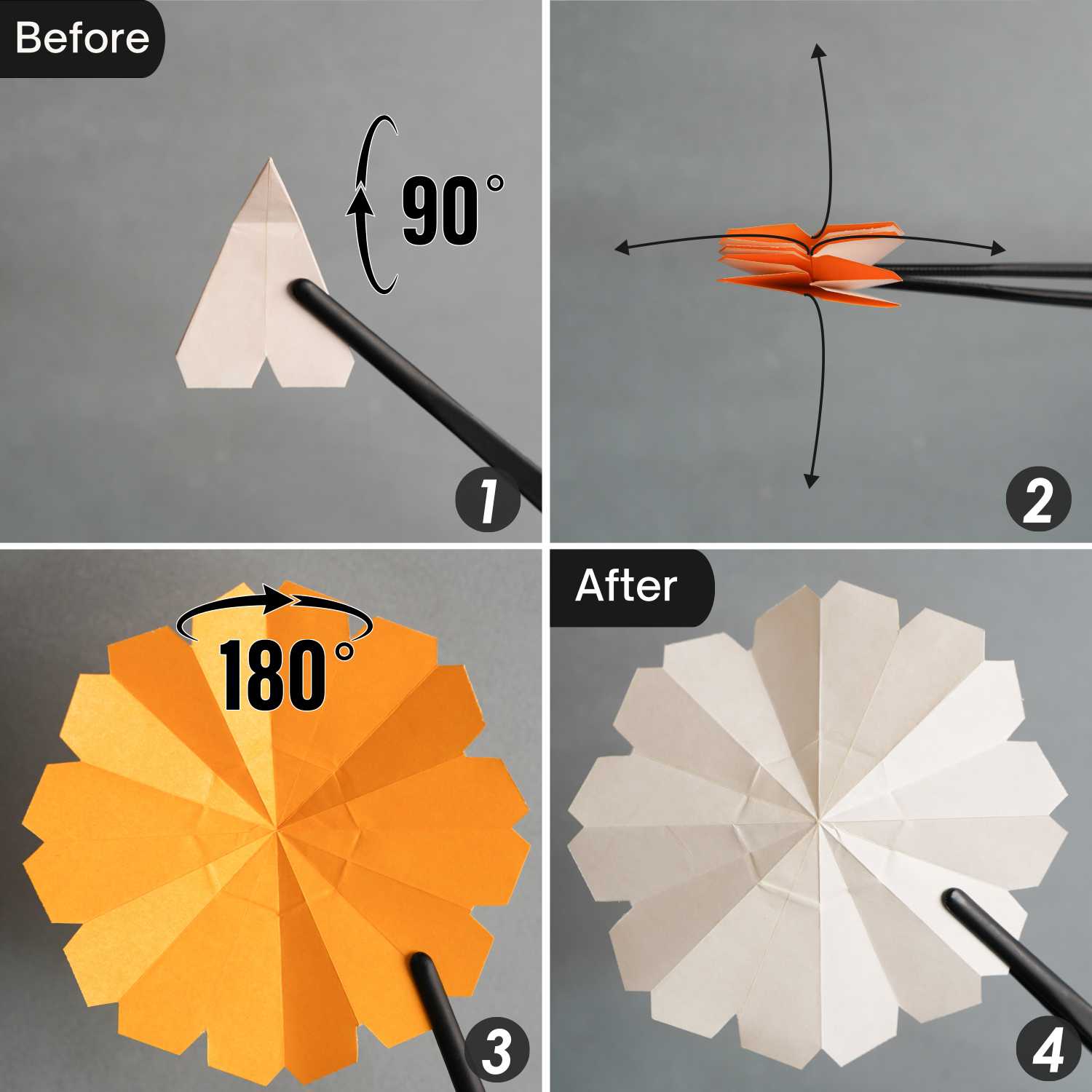 origami daisy | origamiok
