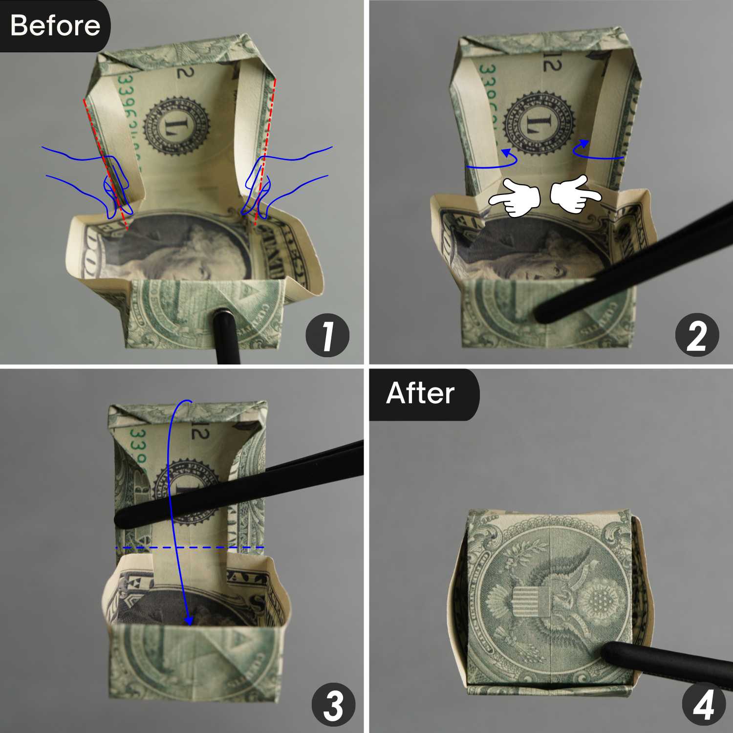 origami money box | origamiok