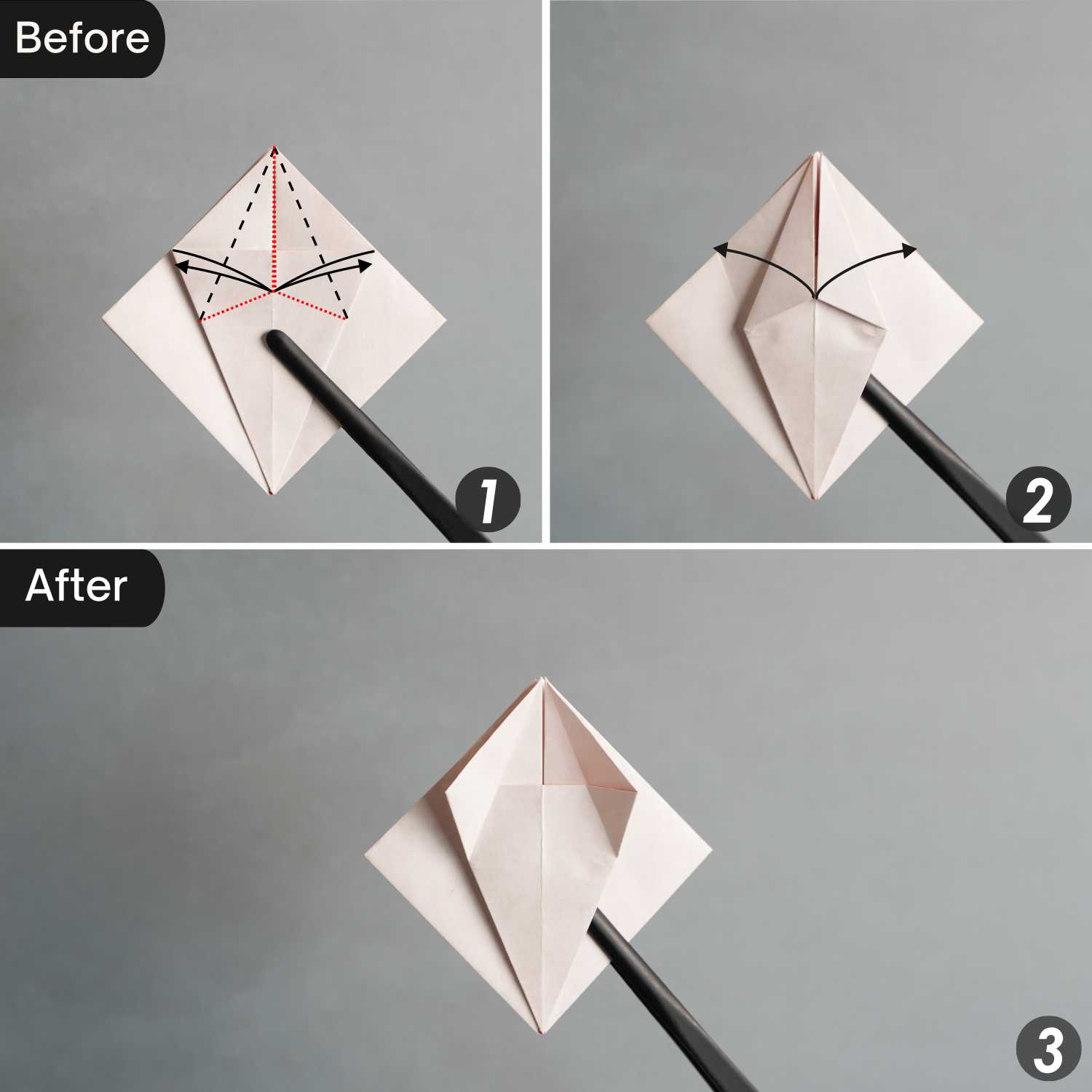 origami poinsettia | origamiok