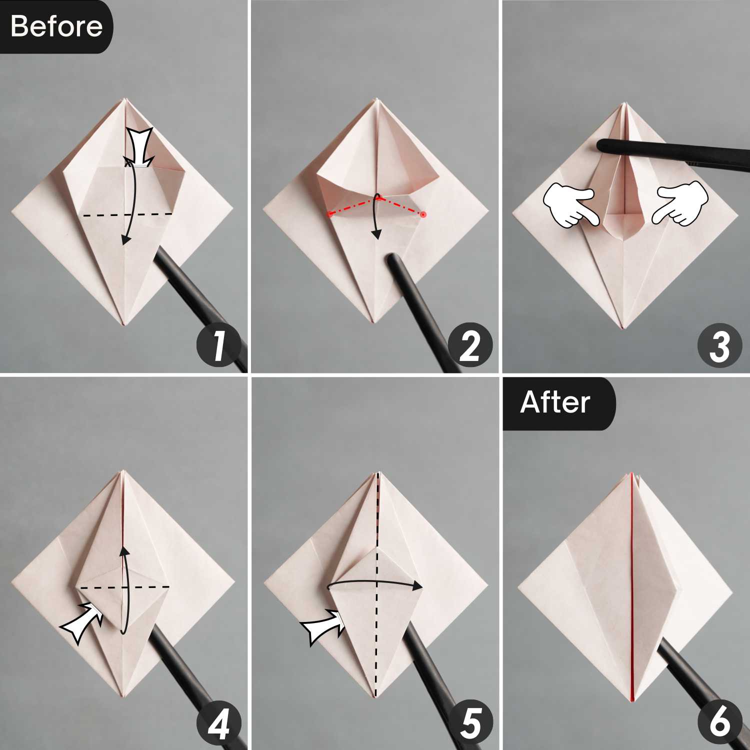 origami poinsettia | origamiok
