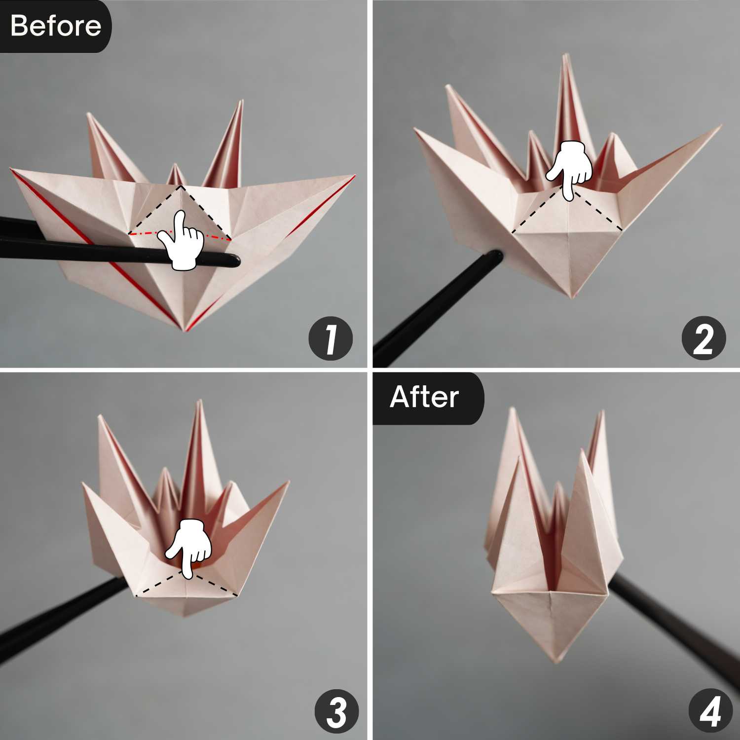 origami poinsettia | origamiok