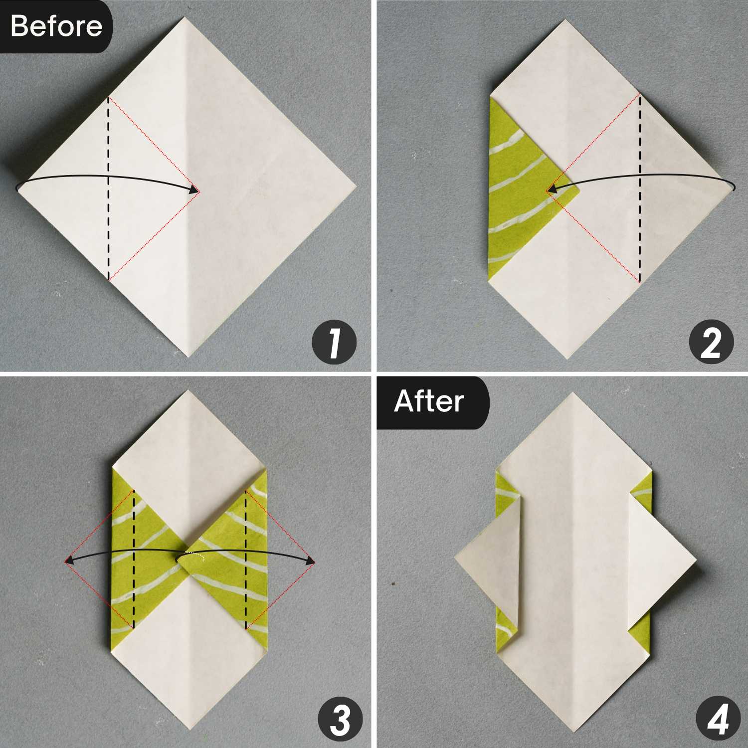 origami poinsettia leaf | origamiok
