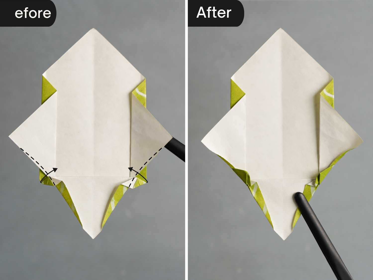 origami poinsettia leaf | origamiok