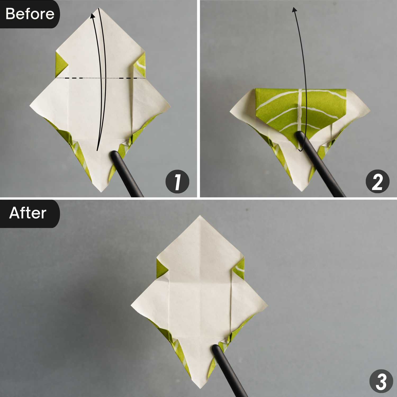 origami poinsettia leaf | origamiok