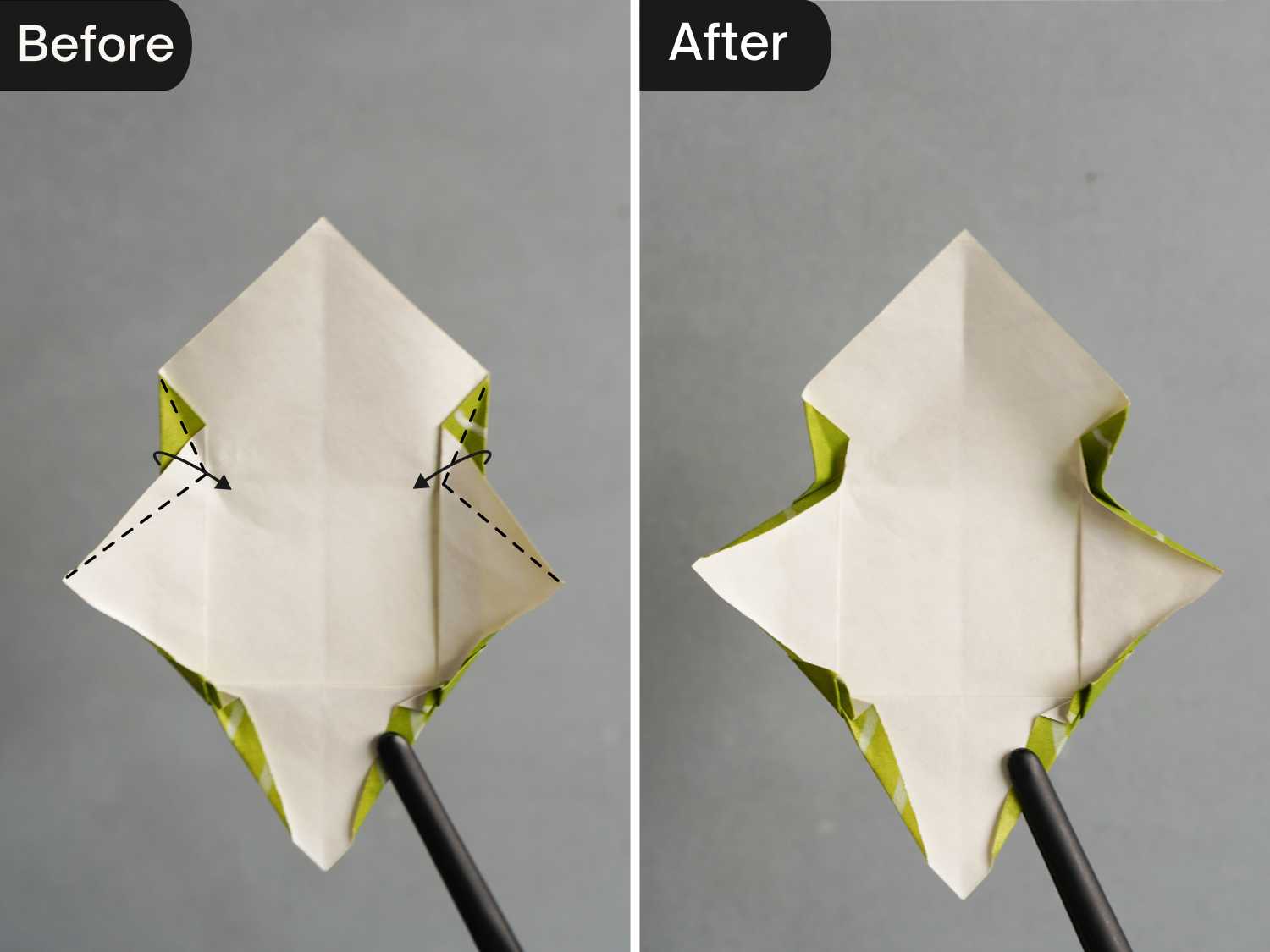 origami poinsettia leaf | origamiok